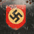 Original German WWII M34 Civic Square Dip NSDAP Double Decal Protection Police Steel Helmet Original Items