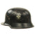 Original German WWII M34 Civic Square Dip NSDAP Double Decal Protection Police Steel Helmet Original Items