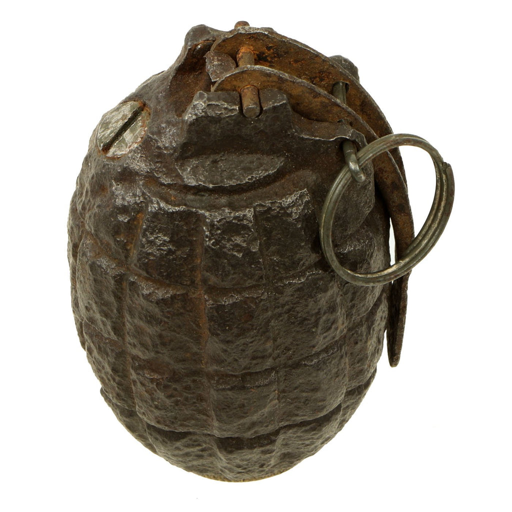 Original British WWI Mills Bomb No. 5 MKI Grenade Dated October 1916 - Inert Original Items