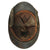 Original French WWI Service Worn Model 1915 Adrian Helmet in Horizon Blue with RF Badge Original Items