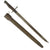 Original U.S. WWI M1917 Enfield Rifle Bayonet by Remington with 1st Pattern Maxim Scabbard by Jewell Original Items