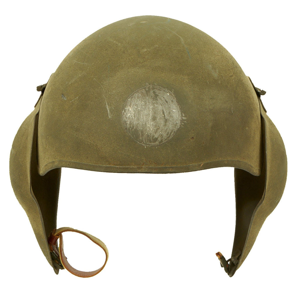 Original U.S. WWII USAAF Bomber Crew M5 Steel FLAK Helmet Original Items
