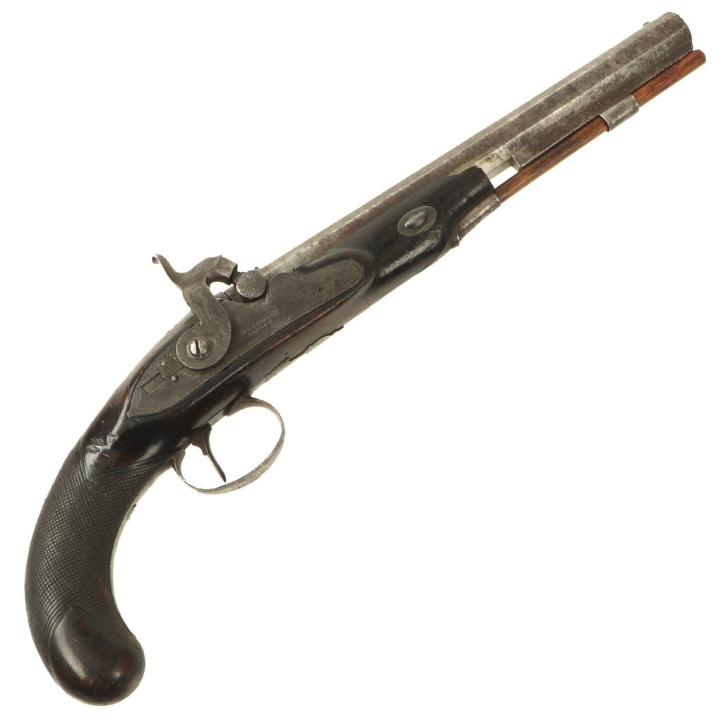 Original British Percussion Converted Flintlock Pistol by Grierson of London c. 1810 Original Items