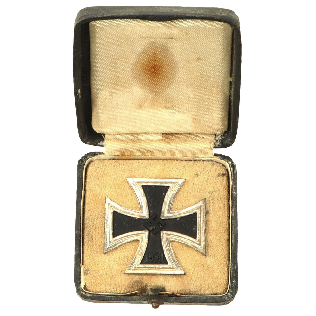 Original German WWII Cased Iron Cross First Class 1939 by Rudolf Wächtler & Lange - EKI Original Items