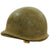 Original U.S. WWII Late War 1945 Named M1 Rear Seam Swivel Bale Helmet With Rare Hawley Paper Liner Original Items