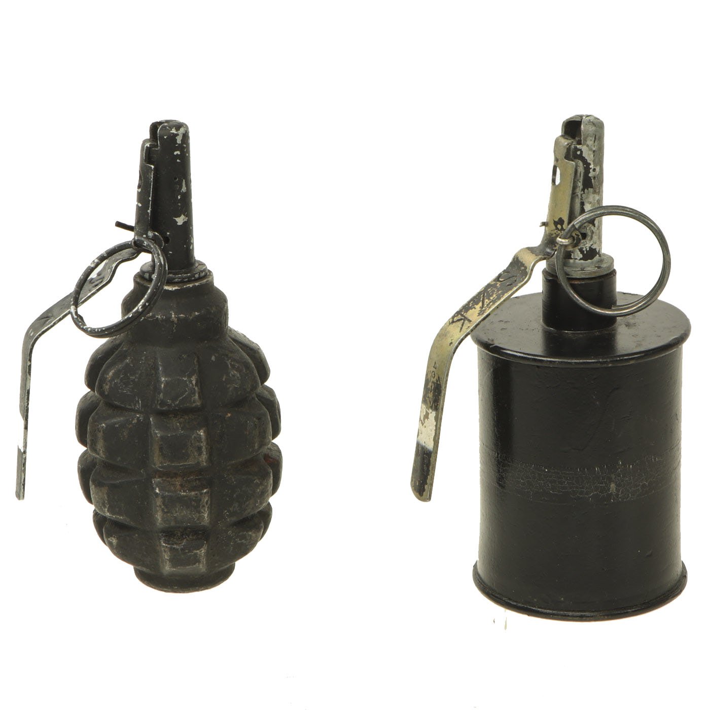 Original Set of Two Polish Made WWII Style Soviet Russian Inert