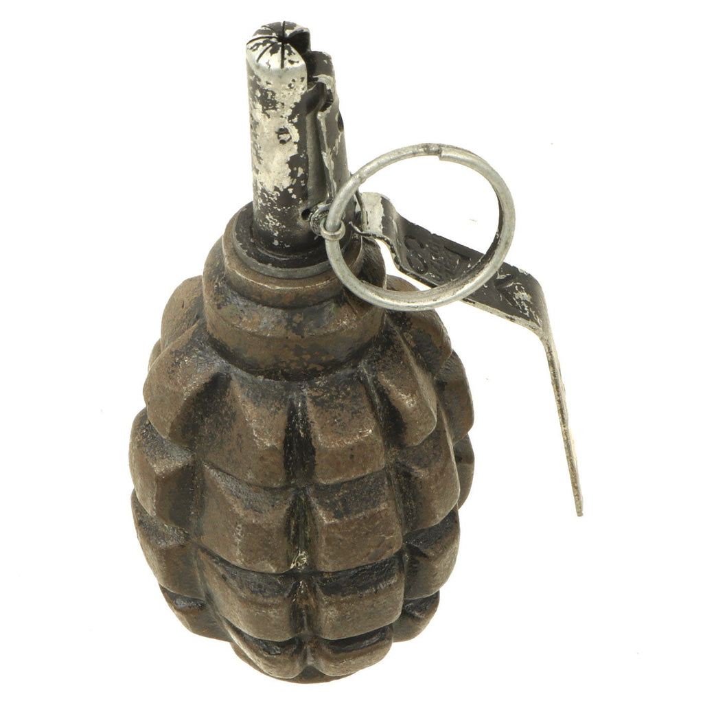 Original Post WWII Soviet Style Polish F1 Hand Fragmentation Grenade - Inert Original Items