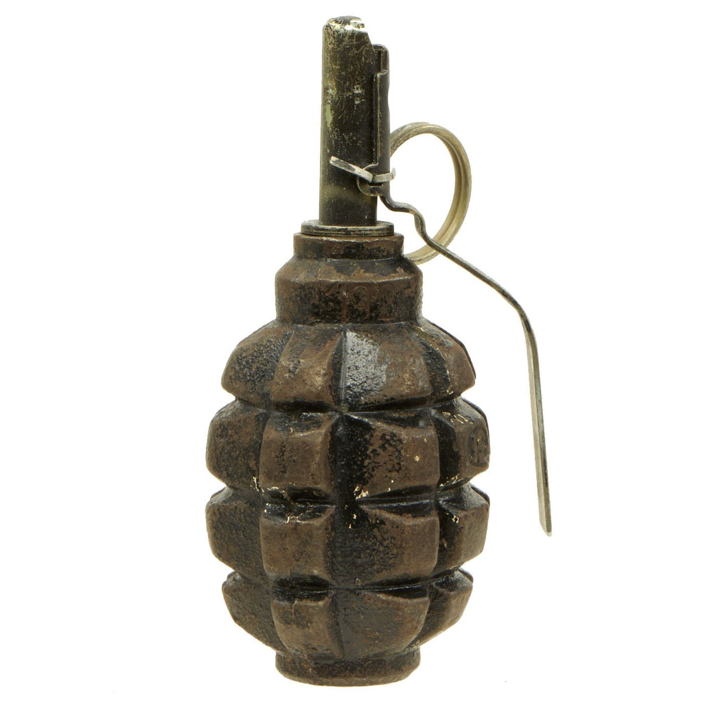 Original Post WWII Soviet Style Polish made F1 Hand Fragmentation Grenade - Inert Original Items