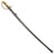 Original WWII Japanese Police Officer Nickel-Plated Parade Sword with Scabbard Original Items