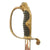 Original WWII Japanese Police Officer Nickel-Plated Parade Sword with Scabbard Original Items