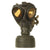 Original German WWII Named & Luftwaffe Flak Regt. Marked M38 Gas Mask with Can & Rag - dated 1940 Original Items