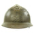 Original WWII French M1926 Adrian Helmet without Badge - Olive Green Original Items