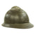 Original WWII French M1926 Adrian Helmet without Badge - Olive Green Original Items