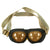 Original German Luftwaffe Flight Goggles with Large Tinted Lenses Original Items