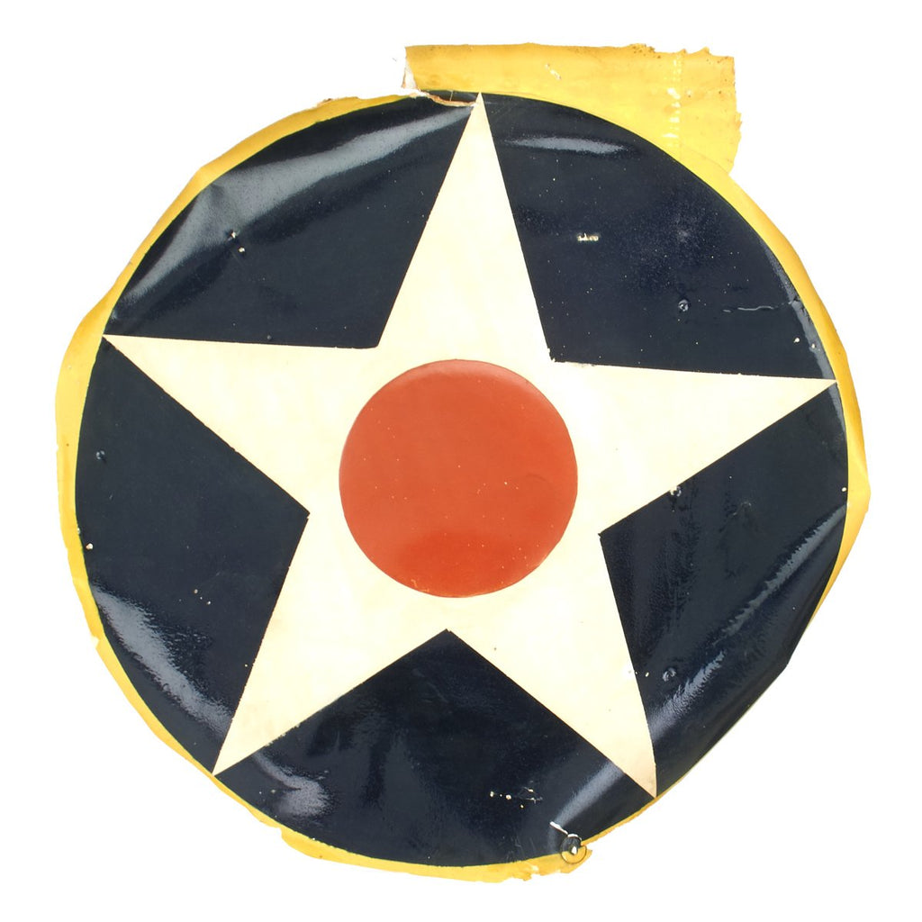 Original U.S. WWII Pre- 1942 Army Air Force Aircraft Star Insignia Original Items