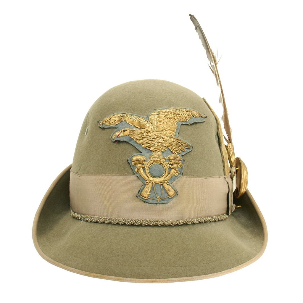 Original WWII Royal Italian Army Alpine Division Officer Alpini Cap Original Items