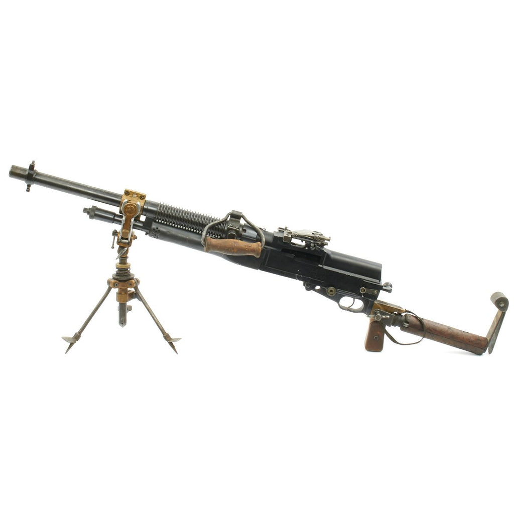 Original British WWI Hotchkiss Portative Display Light Machine Gun - Museum Grade Condition Original Items