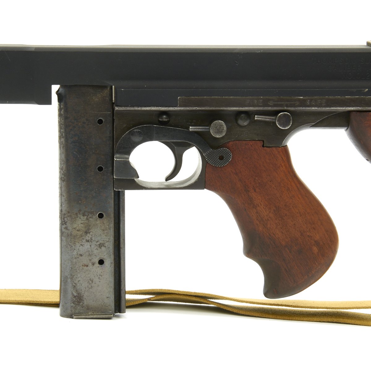 Original U.S. WWII Thompson M1A1 Display Submachine Gun with Sling ...