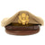 Original U.S. WWII USAAF Officer Khaki Crush Peaked Visor Cap - Size 7 Original Items