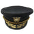 Original U.S. WWII Navy Commander Blue Peaked Visor Cap Named to Cmdr Burt Ewart Original Items