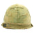 Original U.S. WWII Vietnam War M1 Helmet with 1964 Dated USMC Cover Original Items