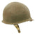 Original WWII 1941 M1 McCord Front Seam Fixed Bale Helmet with Westinghouse Liner Original Items