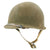 Original WWII 1941 M1 McCord Front Seam Fixed Bale Helmet with Westinghouse Liner Original Items