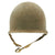 Original WWII 1941 M1 McCord Front Seam Fixed Bale Helmet with Westinghouse Liner Original Items