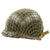 Original U.S. WWII Major M1 McCord Fixed Bale Front Seam Helmet with Westinghouse Liner Original Items