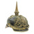 Original German WWI Bavarian Model 1886 Infantry Officer Pickelhaube Original Items