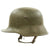 Original German WWI M17 Stahlhelm Helmet with Original Paint and Liner with Chinstrap - Si.66 Original Items