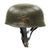 Original German WWII M38 Single Decal Luftwaffe Paratrooper Helmet - Restored Original Items