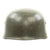 Original German WWII M38 Single Decal Luftwaffe Paratrooper Helmet - Restored Original Items