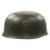 Original German WWII M38 Single Decal Luftwaffe Paratrooper Helmet - Restored Original Items