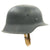 Original German WWII M42 Single Decal Luftwaffe Helmet - ET64 Original Items