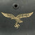 Original German WWII M42 Single Decal Luftwaffe Helmet - ET64 Original Items