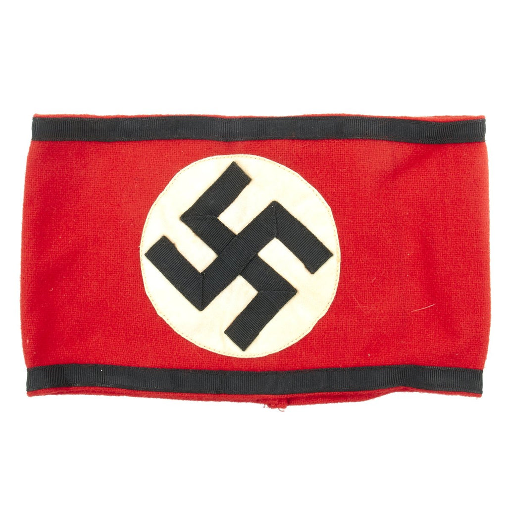 Original German WWII SS Swastika Wool Armband Original Items