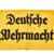 Original German WWII Deutsche Wehrmacht Armband with Nürnberg Military District HQ Stamp Original Items