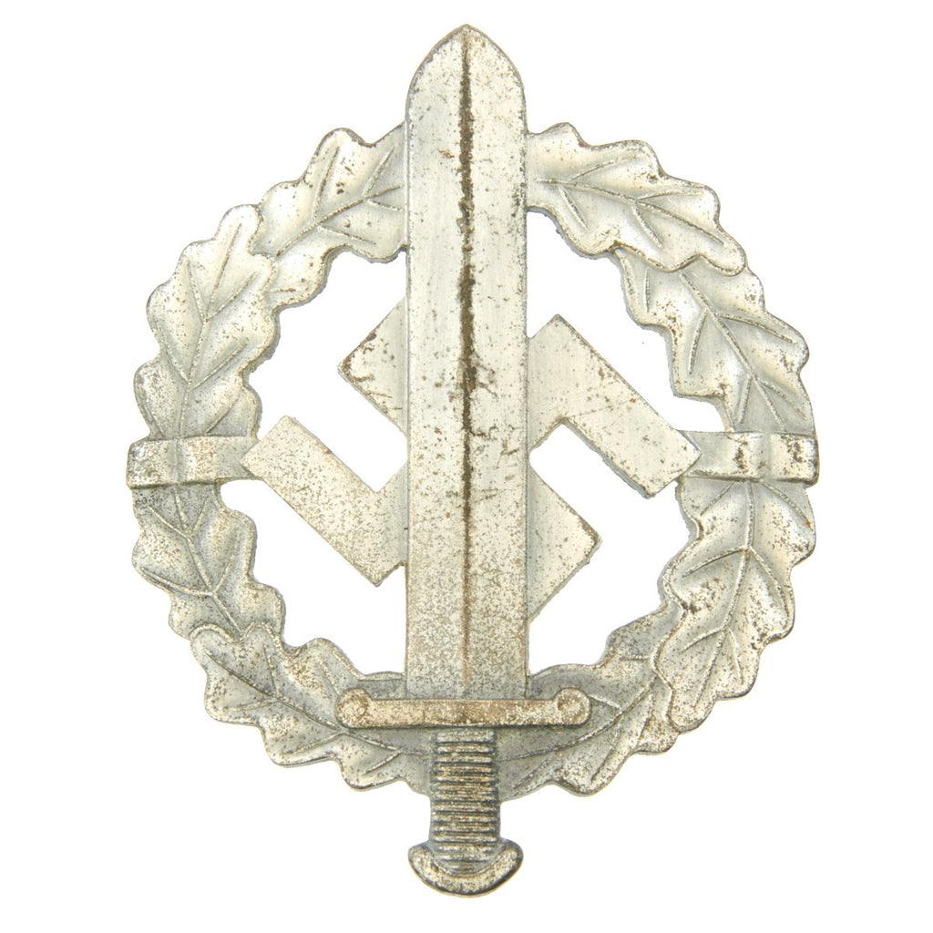 Original German WWII SA Sports Badge in Silver Grade by W. Redo Original Items
