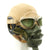 Original U.S. WWII Army Air Force Aviator Flight Helmet Set - AN6530 Green Goggles, A-14 Mask, AN-H-15 Helmet Original Items