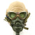 Original U.S. WWII Army Air Force Aviator Flight Helmet Set - AN6530 Green Goggles, A-14 Mask, AN-H-15 Helmet Original Items
