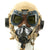 Original British WWII RAF Type D Flying Helmet with Mk VII Goggles and Oxygen Mask Original Items