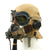 Original British WWII RAF Type D Flying Helmet with Mk VII Goggles and Oxygen Mask Original Items
