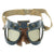 Original British WWII RAF Type D Flying Helmet with Mk VII Goggles and Oxygen Mask Original Items