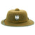 Original German WWII DAK Second Model Afrikakorps Sun Helmet with Badges - Dated 1942 Original Items