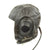 Original German WWII Luftwaffe Model LKpW101 Leather Flying Helmet with Receiver and Microphone Original Items