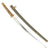 Original WWII Japanese Army Officer Shin-Gunto Katana Sword with Steel Scabbard - Handmade Blade Original Items