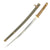 Original WWII Japanese Army Officer Shin-Gunto Katana Sword with Steel Scabbard - Handmade Blade Original Items