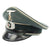 Original German WWII 17th Infantry Regiment NCO Visor Cap with Braunschweig Skull Insignia Original Items