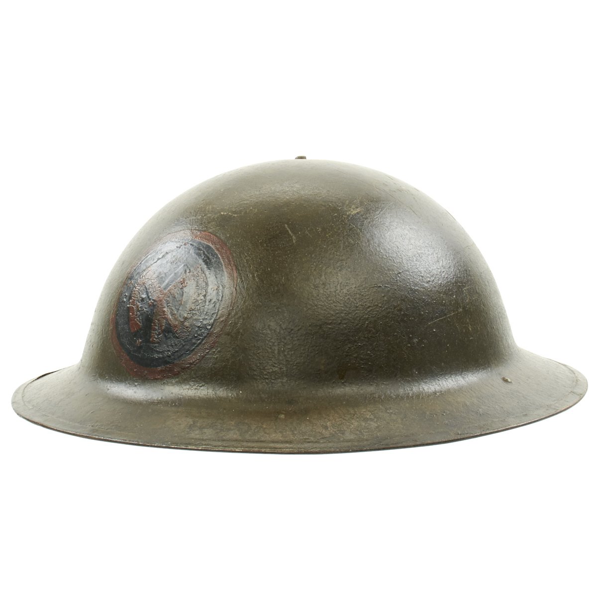 Original U.S. WWI 27th Infantry Division Named M1917 Doughboy